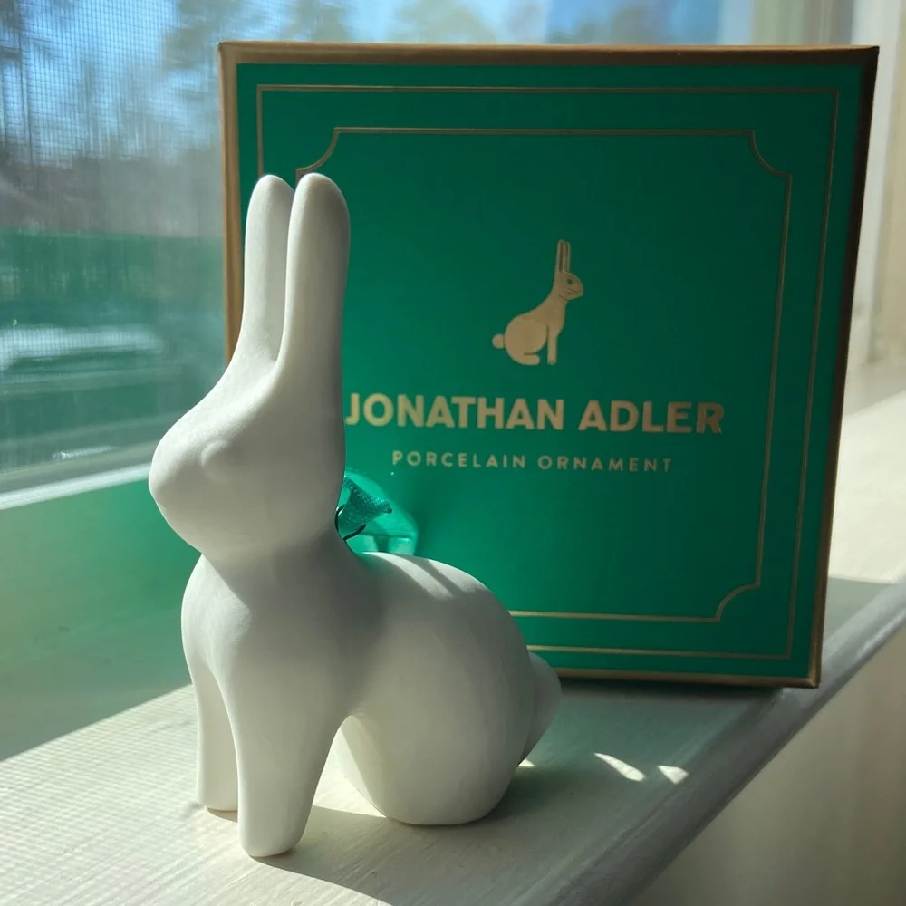 Jonathan Adler Porcelain RABBIT 🐇 Ornament